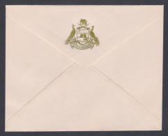 Inde British India Fort Pratapgarh Raj Princely State Mint Unused Cover, Coat Of Arms, Peacock, Postal Stationery - Other & Unclassified