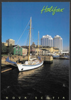 Halifax  Nouvelle-Écosse - Nova Scotia - 17x12 Cm. A Schooner Is Moored At Privateer's Wharf In Halifax - By T.Bognar - Halifax