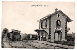 51  SERZY-et-PRIN  -  La Gare - Stations - Met Treinen