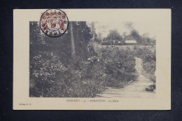 DAHOMEY - Affranchissement Timbre Taxe De Cotonou Sur Carte Postale En 1917  - L 152765 - Brieven En Documenten