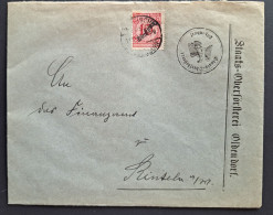 Dienstmarken 1923, Brief OLDENBURG Staats-Öberförsterei - Servizio