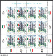 2005 Italia - Repubblica , Minifoglio Juventus Campione  , Catalogo Sassone N° - Full Sheets