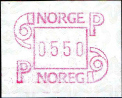 Norvège Lisa N** Yv:3-550 Mi: 2 Cors De Poste 0550 - Vignette [ATM]