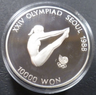 Corea Del Sud - 10.000 Won 1987 - Olimpiadi - Tuffi - KM# 57 - Corée Du Sud