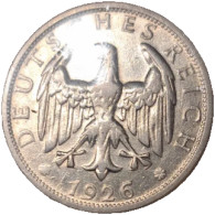 DE Allemagne Série Commune 2 Reichsmark 1926 - Colecciones