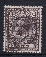 Ireland: 1922   KGV OVPT    SG8    9d     MH - Unused Stamps
