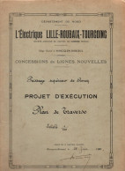 TRAMWAY - L'Electrique LILLE-ROUBAIX-TOURCOING - MARCQ-en-BAROEUL - RONCQ - Nouvelle Lignes - Juin 1920 - - Railway