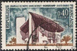 France Poste Obl Yv:1435 Mi:1498 Le Corbusier Chapelle De Ronchamp (cachet Rond) - Oblitérés