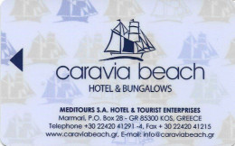 GRECIA  KEY HOTEL   Caravia Beach Hotel & Bungalows -     Marmari - Hotel Keycards