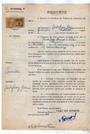 VP23.126 - GUADELOUPE X LE HAVRE 1936 - Requête / Ordonnance - Capitaine Godefroy GOUIN, Navire Français ¨  CARAIBE ¨ - Verkehr & Transport