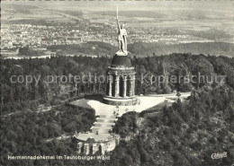 72405127 Hermannsdenkmal Teutoburger Wald Fliegeraufnahme Hermannsdenkmal - Detmold