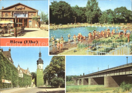 72404523 Riesa Sachsen Filmtheater Capitol Schwimmbad Rathaus Neue Elbbruecke Ja - Riesa