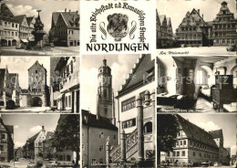 72403596 Noerdlingen Kriegerbrunnen Weinmarkt Tuermerstuebchen Im Daniel Kirchtu - Noerdlingen