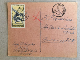 Ceska Republika Czechoslovakia Czech Republic - Bucuresti Sergiu Samarian Correspondence Chess 1962 Praha - Cartas & Documentos