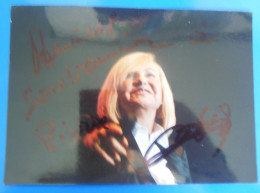 AUTOGRAPHE DE MICHELE TORR SUR PHOTO - Singers & Musicians