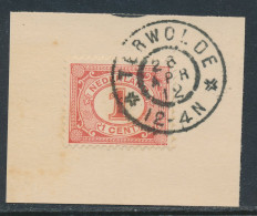 Grootrondstempel Terwolde 1912 - Postal History