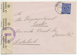 Censored Cover Germany - Netherlands 1947 Military Censorship - Opened By Examiner  - WW2 (II Guerra Mundial)