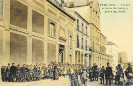 CPA - PARIS - Groupe Scolaire Barbanègre - Sortie Des Filles - (XIXe Arrt.) - TBE - District 19