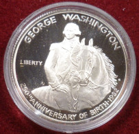 Stati Uniti D'America - ½ Dollaro 1982 S - 250° Nascita George Washington -  KM# 208 - Herdenking