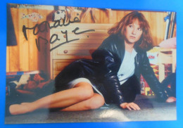 AUTOGRAPHE DE NATHALIE BAYE SUR PHOTO - Actors & Comedians