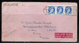 H304 - CANADA - LETTRE DE QUEBEC DU 11/10/54 POUR LA FRANCE - Storia Postale