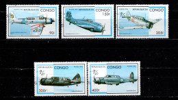 - CONGO - 1996 - YT N° 1026N / 1026S - Oblitérés - Aviation - Usati