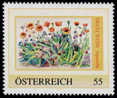 PM Franz  Weiss - Aquarelle  Ex Bogen Nr. 8026328  Postfrisch - Persoonlijke Postzegels