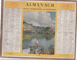 ALMANACH   PTT    1952  INCOMPLET  DORDOGNE - Kleinformat : 1941-60