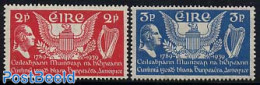 Ireland 1939 US Constitution 2v, Mint NH, History - Various - Coat Of Arms - Justice - Unused Stamps