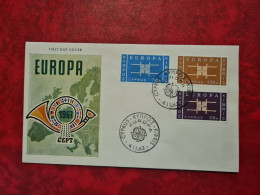 Lettre / Carte FDC CHYPRE CYPRUS EUROPA 1963 - Brieven En Documenten