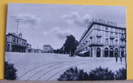 (TOR4) TORINO - GRAND HOTEL DOCK & MILANO (PORTA SUSA)  - NON VIAGGIATA 1930ca - Bares, Hoteles Y Restaurantes