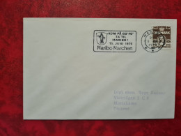 Lettre / Carte DANEMARK 1975 FLAMME MARIBO MARCHEN KOM PA GO FO TA TIL MARIBO - Cartas & Documentos