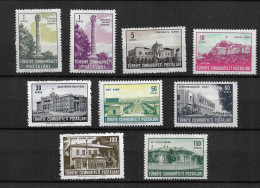 TURKEY 1938/46 Definitives, Buildings  MNH - Neufs