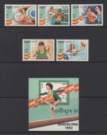 Cambodia 1992 - Olympic Games Barcelona 92 Mnh** - Summer 1992: Barcelona