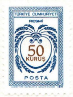 1971 - TURQUIA - SELLO DE SERVICIO - YVERT 118 - Used Stamps