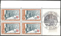 France Hotel Des Postes Bloc De Coin Premier Jour Avignon ( A30 289) - Timbres Sur Timbres