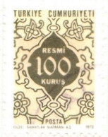 1972 - TURQUIA - SELLO DE SERVICIO - YVERT 127 - Used Stamps