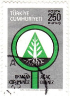 1977 - TURQUIA - CONSERVACION DE LA NATURALEZA - YVERT 2207 - Oblitérés