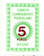 1977 - TURQUIA - SELLO DE SERVICIO - YVERT 139 - Used Stamps