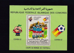 JOLI BLOC NEUF** DE 1982. COUPE DU MONDE ESPAGNE 82.TRES BEAU - Comoros