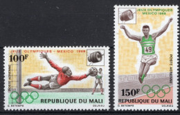 MALI 1968 - JUEGOS OLIMPICOS DE MEXICO '68 - YVERT AEREO 62/63** - Mali (1959-...)