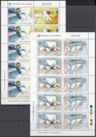 ZYPERN  695-698, 2 Kleinbogen, Postfrisch**, Europa: Transport- Und Kommunikationsmittel, 1988 - Unused Stamps