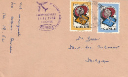 Congo 1962, Letter Sent To Belgium. - Brieven En Documenten