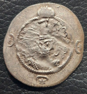 SASANIAN KINGS. Hormazd IV. 579-590 AD. Silver Drachm Year 11 Mint YAZD - Iran