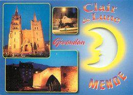 48 - Mende - Multivues - Clair De Lune - CPM - Carte Neuve - Voir Scans Recto-Verso - Mende