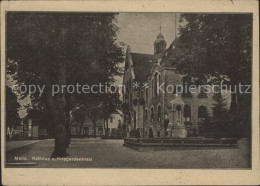 72019075 Melle Osnabrueck Rathaus Und Kriegerdenkmal Melle - Melle