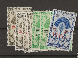 1945 MNH Madagaskar Yvert 290-97 Postfris** - Unused Stamps