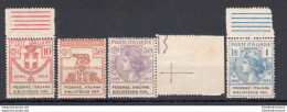 1924 Italia , Enti Parastatali, Serie Completa 34/37 , 4 Valori , Federazione It - Andere & Zonder Classificatie