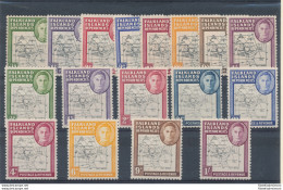 1946 Falkland Island Dependencies - S.G. G1/G8 + G9/G16 - MLH* - Otros & Sin Clasificación