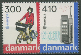 Dänemark 1988 Europa CEPT Transport-/Kommunikationsmittel 921/22 Postfrisch - Unused Stamps